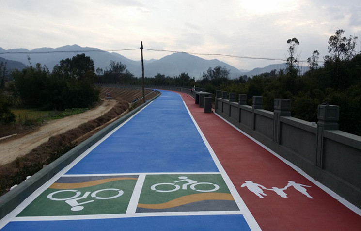 彩色防滑路面 彩色防滑路面