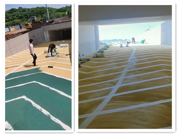 無振動止滑坡道施工